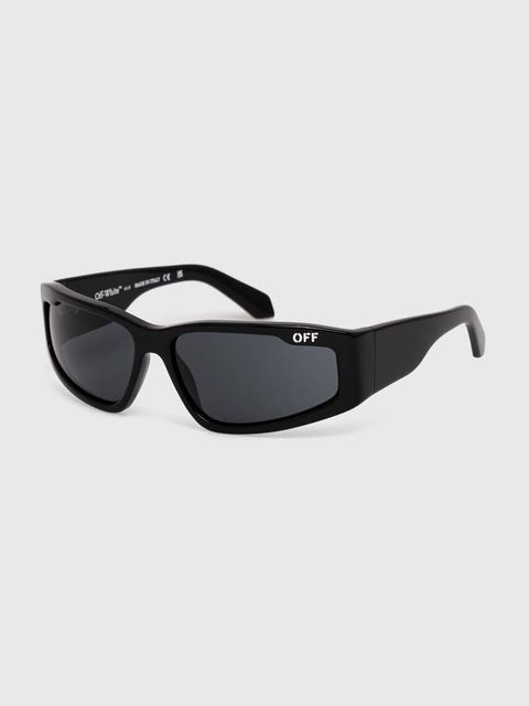 Off-White okulary przeciwsłoneczne kolor czarny OERI118_641007 - zdjęcie produktu nr 1