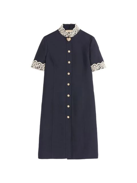 Valentino Garavani crepe couture midi dress - Blue - zdjęcie produktu nr 1