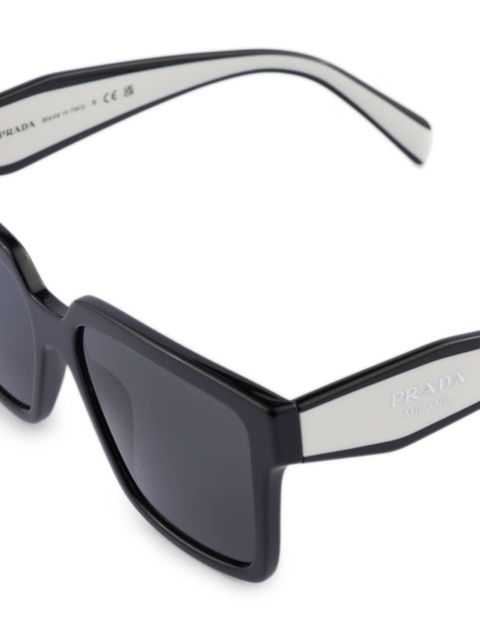 Prada Eyewear rectangle-frame sunglasses - Black