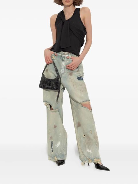 Coperni layered tank top - Black