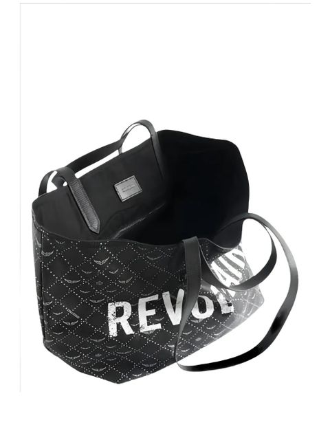 Zadig&Voltaire large patterned tote bag - Black