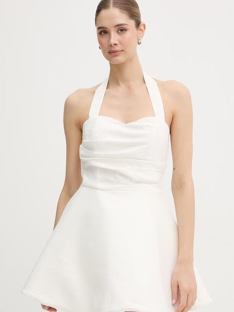 Bardot sukienka letnia lniana - zdjęcie produktu nr 1