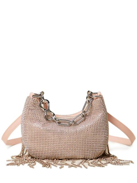 TWINSET Mini Croissant fringed tote bag - Pink - zdjęcie produktu nr 1
