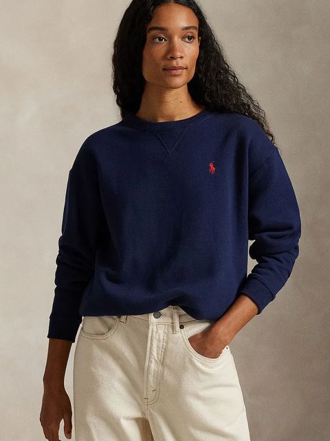 Polo Ralph Lauren bluza damska kolor granatowy gładka 211943006 - zdjęcie produktu nr 1