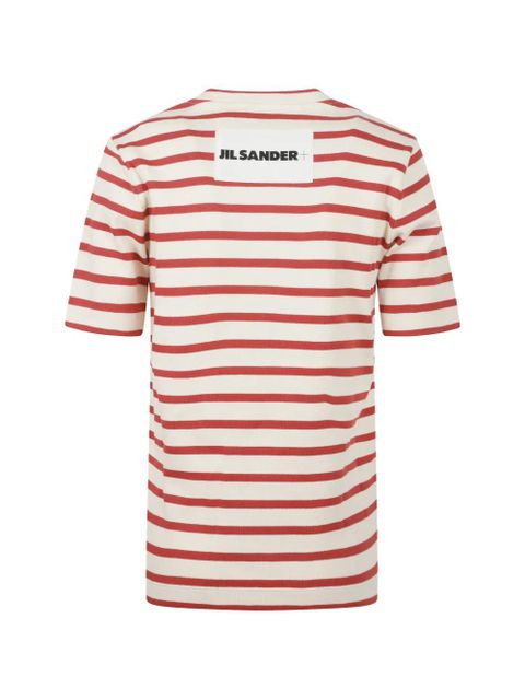 Jil Sander striped ribbed T-shirt - Neutrals - zdjęcie produktu nr 2