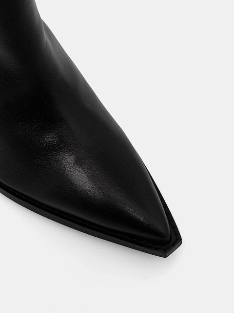 AllSaints kozaki skórzane Reina Zip Boot - zdjęcie produktu nr 2