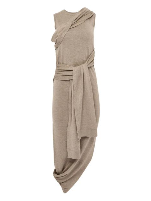 JW Anderson sleeveless midi dress - Neutrals