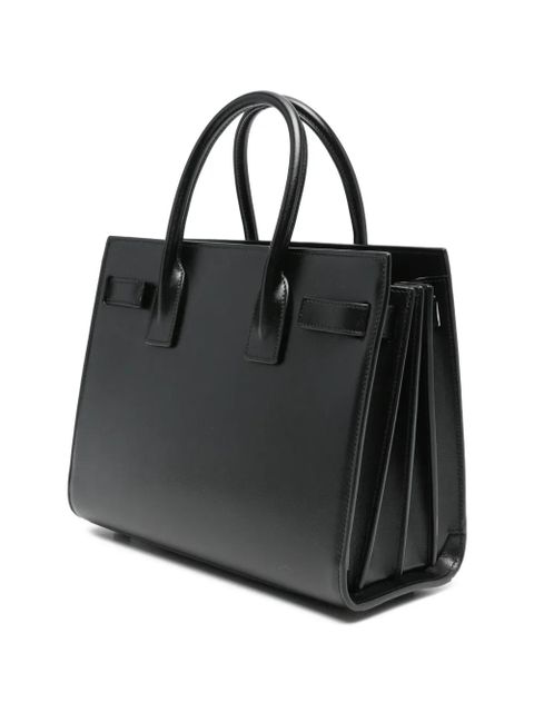 Saint Laurent logo-detail tote bag - Black