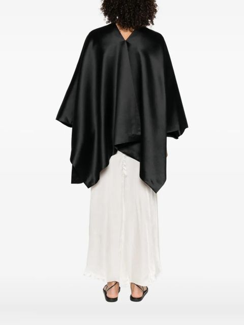 The Row V-neck asymmetric top - Black - zdjęcie produktu nr 2