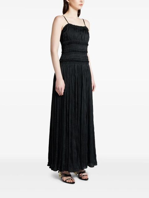 Aje ruched-detailing midi dress - Black