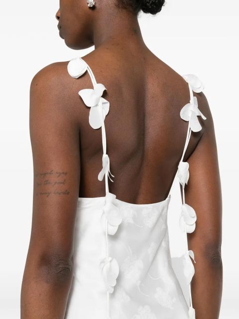 ROTATE BIRGER CHRISTENSEN cowl-neck midi dress - White