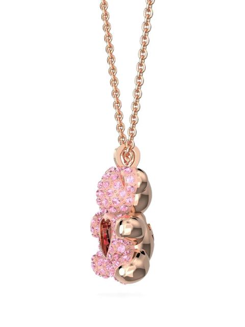 Swarovski Teddy necklace - Pink