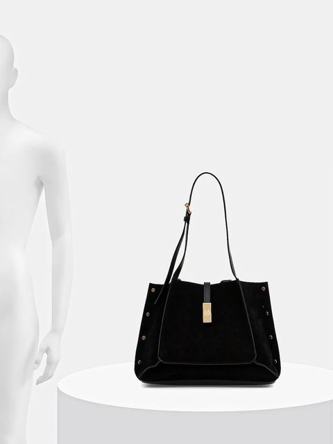 Pollini torebka skórzana kolor czarny PC4416PP0N QI1