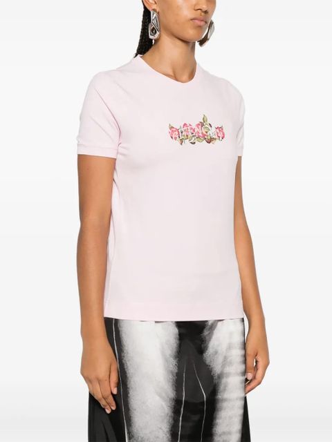 Givenchy roses-print cotton T-shirt - Pink