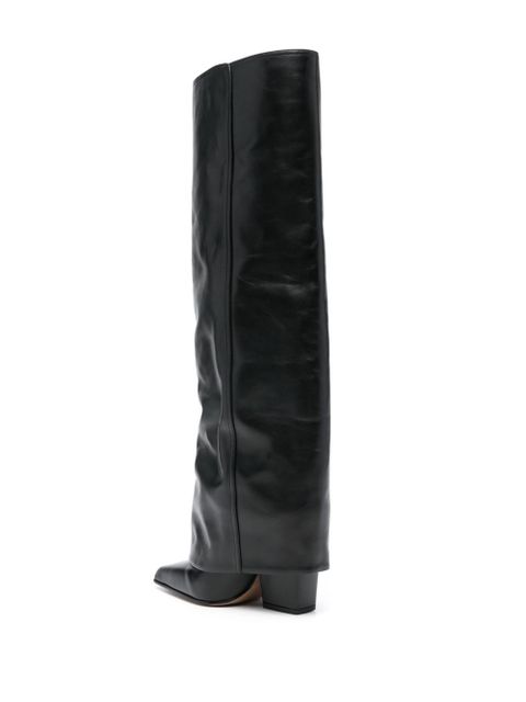 Paris Texas 90mm leather boots - Black