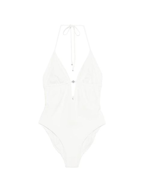 Tory Burch logo-detail swimsuit - White - zdjęcie produktu nr 1