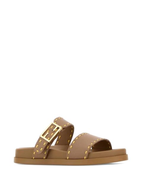 FENDI Feel buckle slippers - Brown - zdjęcie produktu nr 2