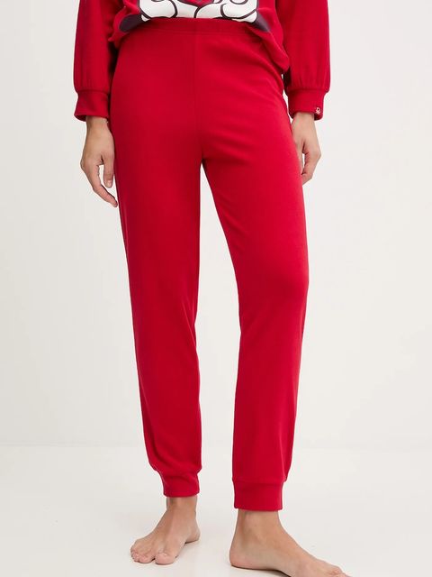 United Colors of Benetton piżama damska kolor czerwony 3I473P04F - zdjęcie produktu nr 2