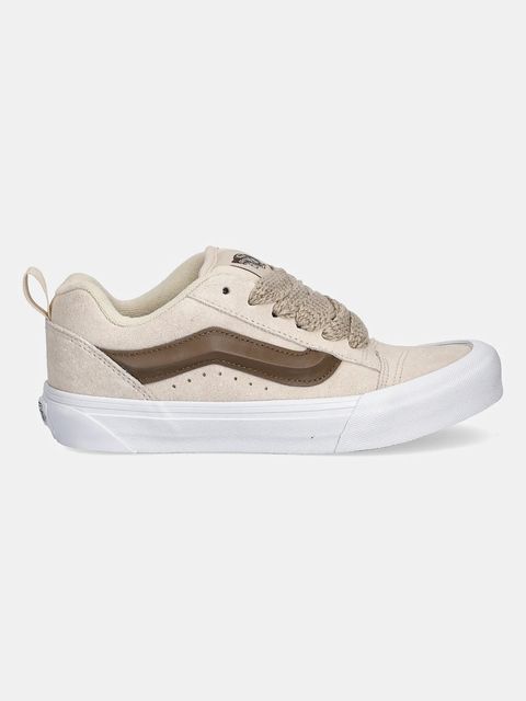 Vans tenisówki zamszowe Knu Skool kolor beżowy VN000D6ZCHW1
