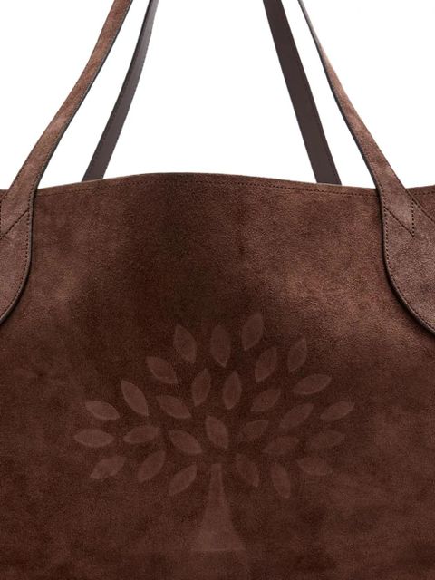 Mulberry tree motif tote bag - Brown