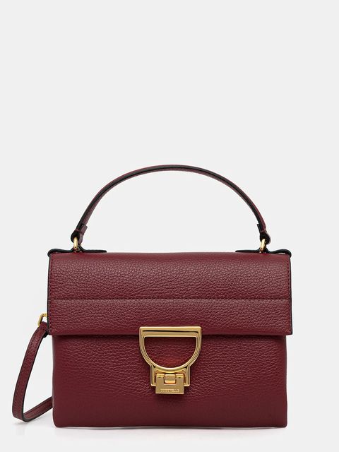 Coccinelle torebka skórzana Arlettis kolor bordowy E1 MD5 19 03 01 - zdjęcie produktu nr 1