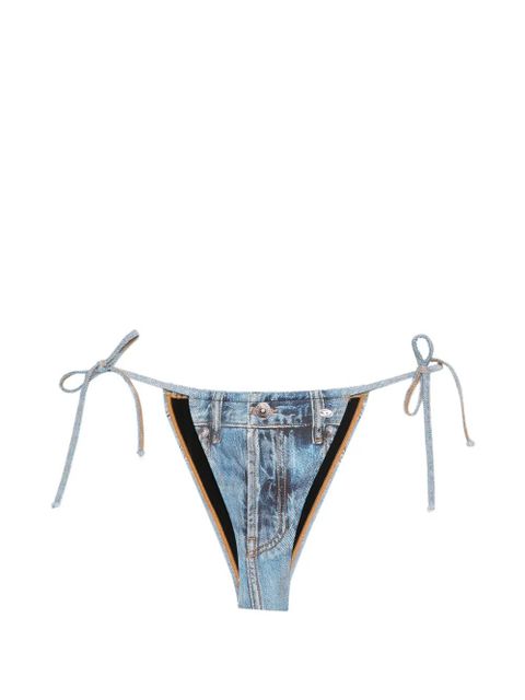 Diesel denim tie bikini - Blue - zdjęcie produktu nr 1