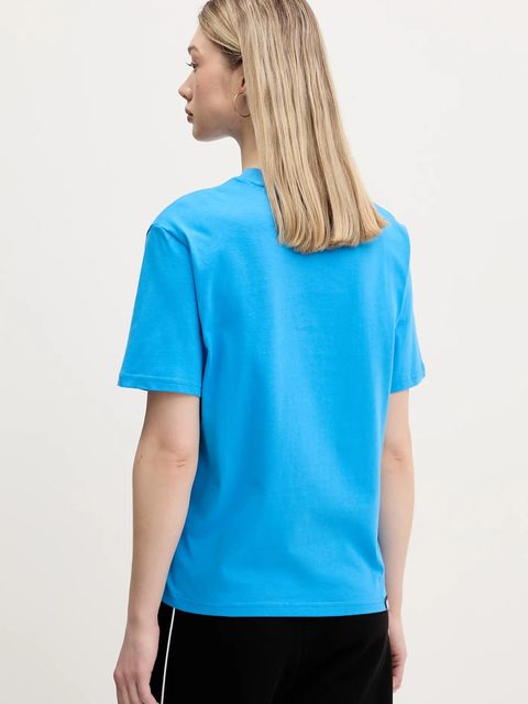 Karl Lagerfeld Jeans t-shirt bawełniany damski kolor niebieski A1W17005