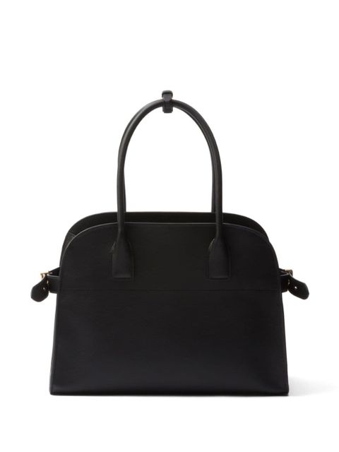 Prada medium leather tote bag - Black