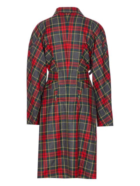 Vivienne Westwood tartan belted coat - Red - zdjęcie produktu nr 1