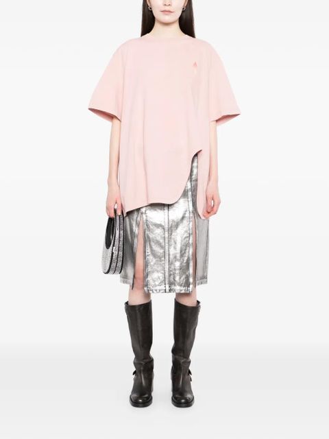 The Attico logo-print T-shirt - Pink - zdjęcie produktu nr 2