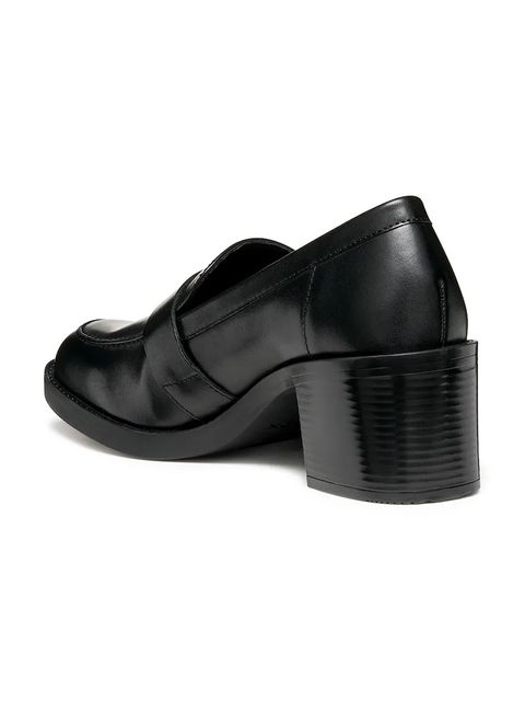 Geox czółenka skórzane D SERILDA 60 kolor czarny na słupku D56XXC 00043 C9999