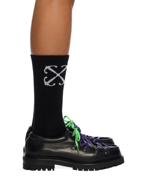 Off-White Heritage lace-up heritage loafers - Black - zdjęcie produktu nr 1