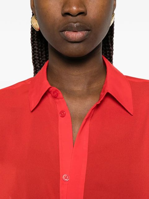 The Frankie Shop long-sleeve blouse - Red