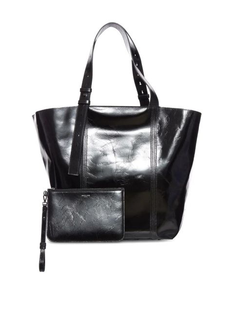 Golden Goose leather belt-detail tote bag - Black