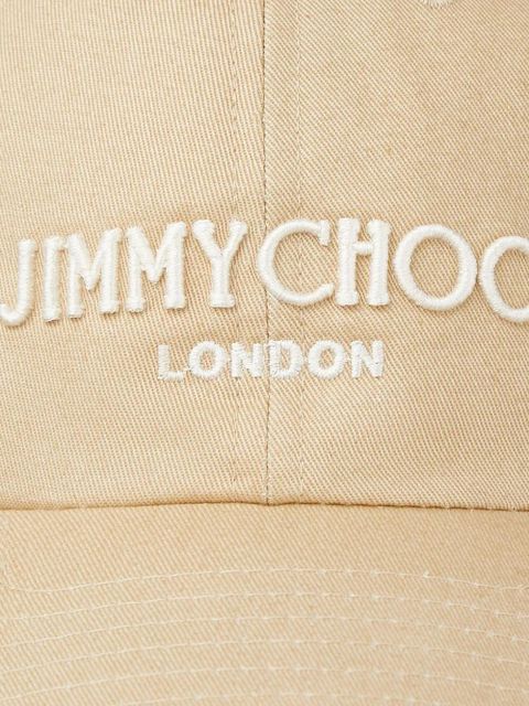 Jimmy Choo logo-embroidered baseball cap - Neutrals