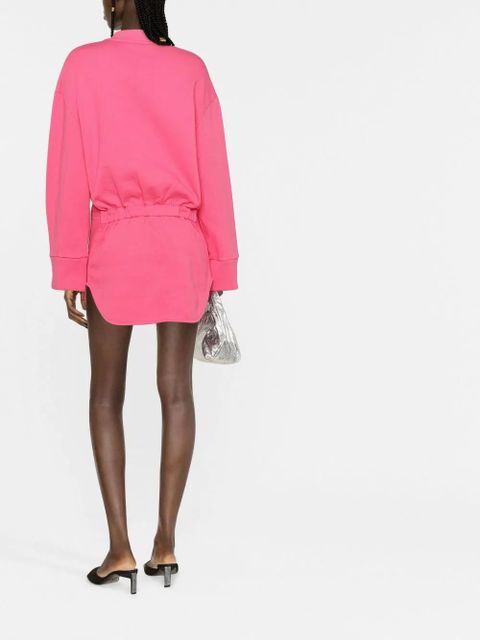 The Attico fitted sweatshirt dress - Pink - zdjęcie produktu nr 2