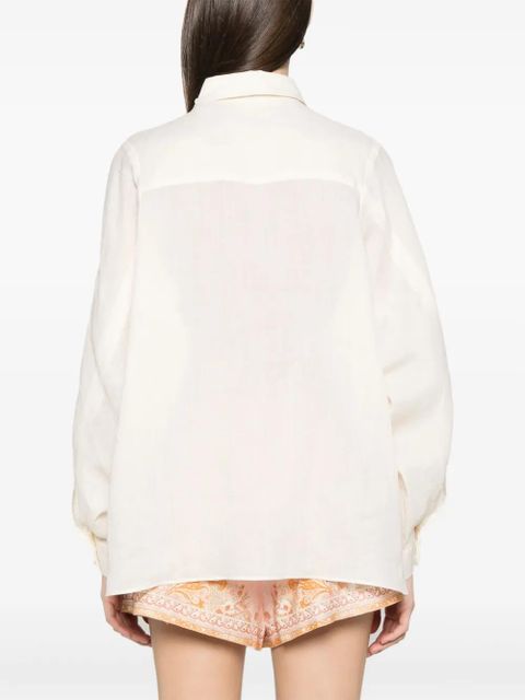 ZIMMERMANN Crush shirt - Neutrals