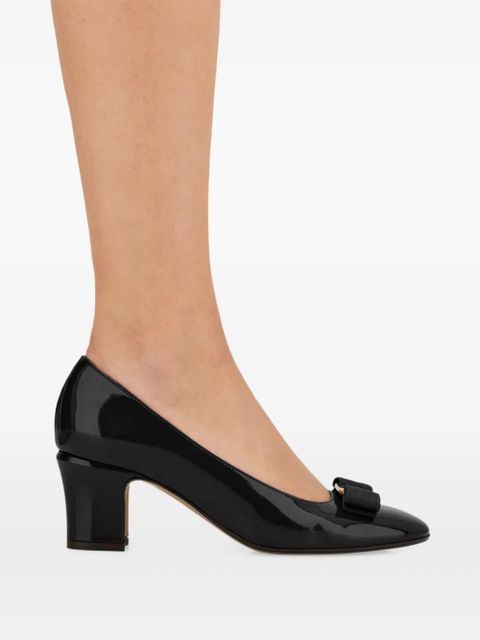 Ferragamo 50mm Vara bow-detail pumps - Black