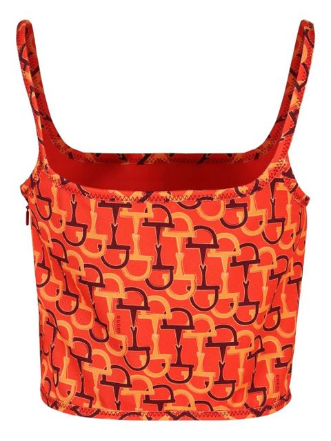 Gucci printed tank top - Orange - zdjęcie produktu nr 2