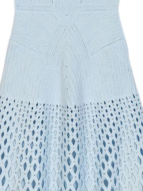 Maje cut-out knitted maxi dress - Blue - zdjęcie produktu nr 2