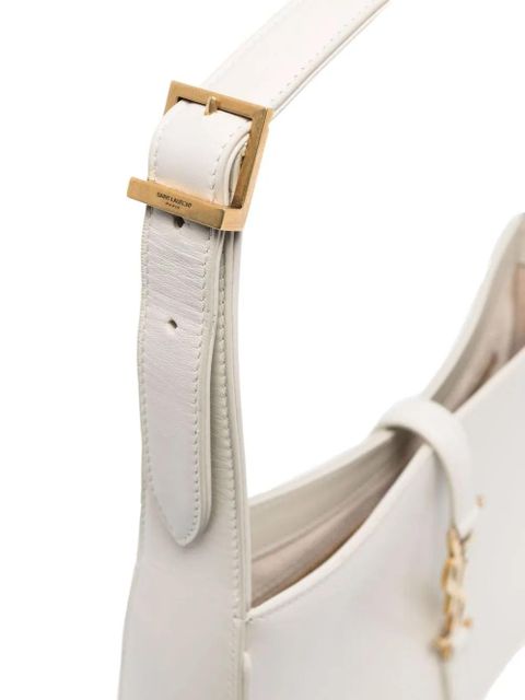 Saint Laurent Le 5 à 7 leather shoulder bag - White