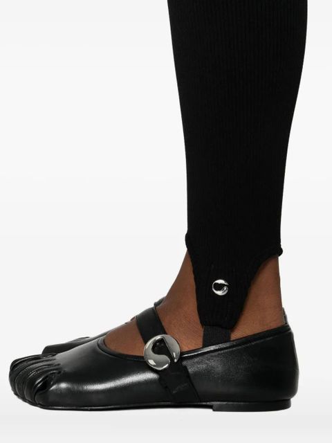 Coperni layered panelled trousers - Black