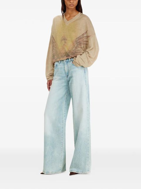 Diesel 1978 D-Akemi flared jeans - Blue