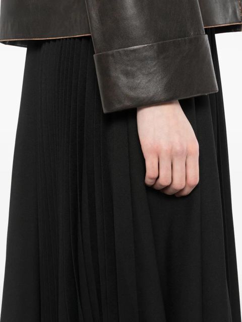 Marni satin midi skirt - Black