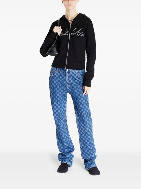 MISBHV crystal-embellished hoodie - Black - zdjęcie produktu nr 2