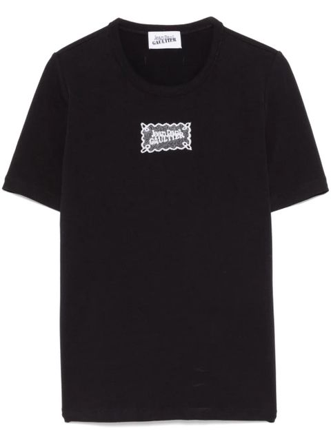 Jean Paul Gaultier The Label T-shirt - Black - zdjęcie produktu nr 1