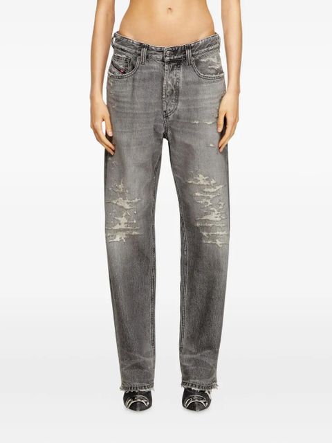 Diesel 1988 D-Ark frayed pocket jeans - Grey