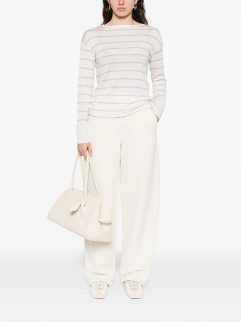 Max Mara straight-leg trousers - Neutrals - zdjęcie produktu nr 2