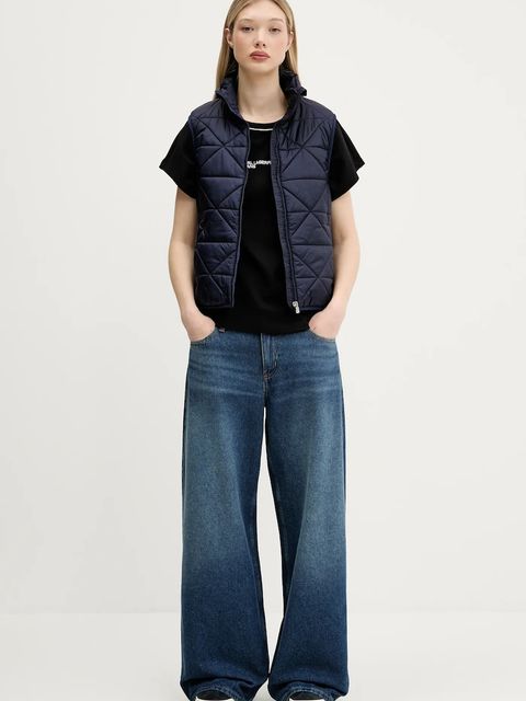 Karl Lagerfeld Jeans t-shirt bawełniany damski kolor czarny A3W17098 - zdjęcie produktu nr 2