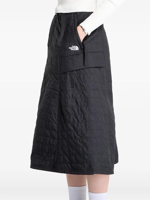 The North Face Face quilted volume midi skirt - Black